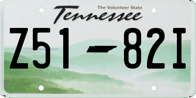 TN license plate Z5182I