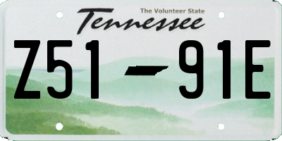 TN license plate Z5191E