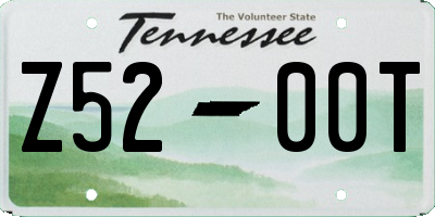 TN license plate Z5200T