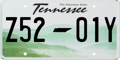 TN license plate Z5201Y