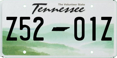 TN license plate Z5201Z