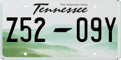 TN license plate Z5209Y