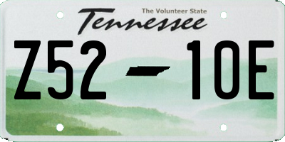 TN license plate Z5210E
