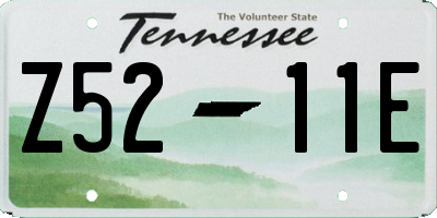 TN license plate Z5211E