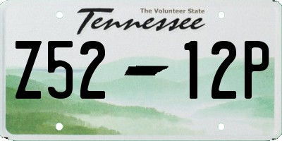TN license plate Z5212P