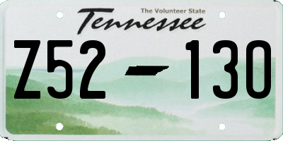 TN license plate Z5213O