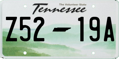 TN license plate Z5219A