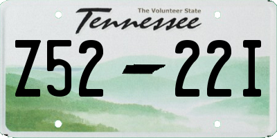 TN license plate Z5222I
