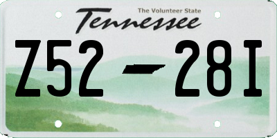 TN license plate Z5228I