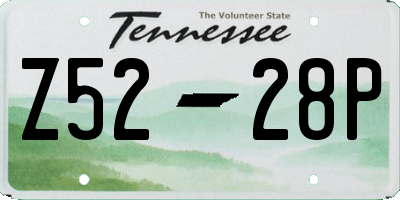 TN license plate Z5228P