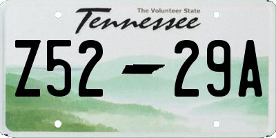 TN license plate Z5229A