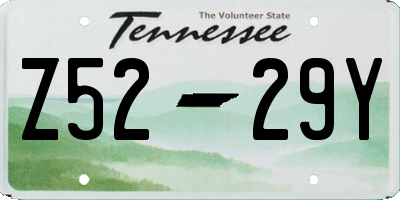 TN license plate Z5229Y