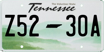 TN license plate Z5230A