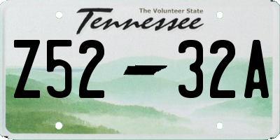 TN license plate Z5232A