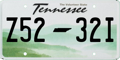 TN license plate Z5232I