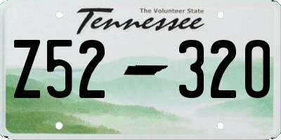 TN license plate Z5232O