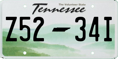 TN license plate Z5234I