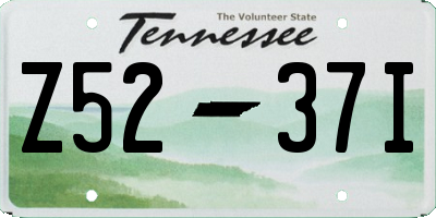 TN license plate Z5237I