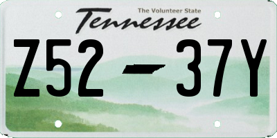 TN license plate Z5237Y