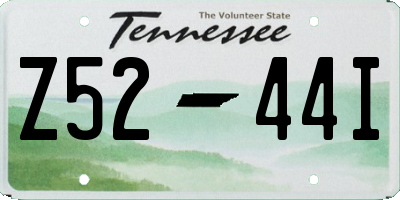 TN license plate Z5244I