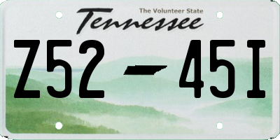 TN license plate Z5245I