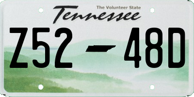 TN license plate Z5248D