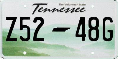 TN license plate Z5248G