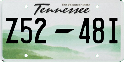 TN license plate Z5248I