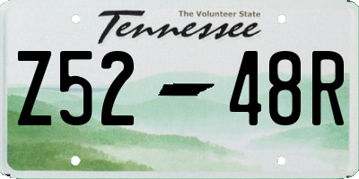 TN license plate Z5248R