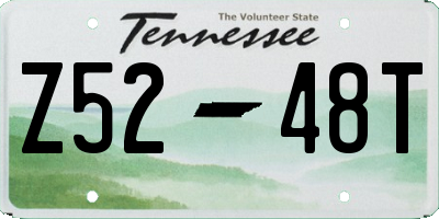 TN license plate Z5248T