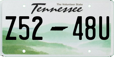 TN license plate Z5248U