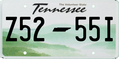 TN license plate Z5255I