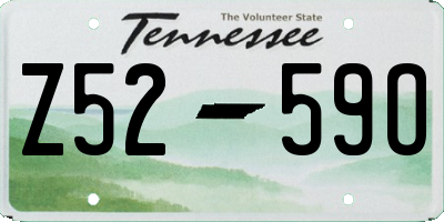 TN license plate Z5259O