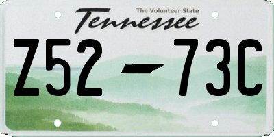 TN license plate Z5273C