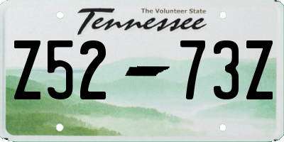 TN license plate Z5273Z