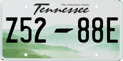 TN license plate Z5288E