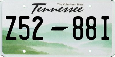 TN license plate Z5288I