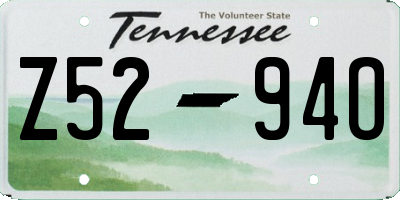 TN license plate Z5294O