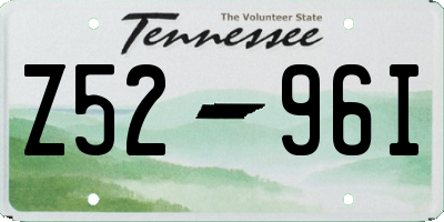 TN license plate Z5296I