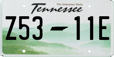 TN license plate Z5311E