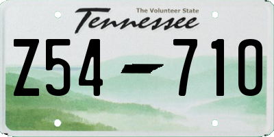 TN license plate Z5471O