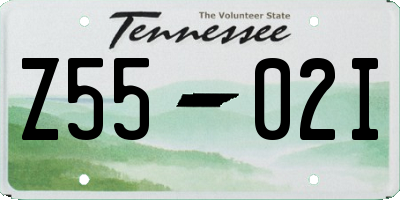 TN license plate Z5502I