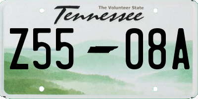 TN license plate Z5508A