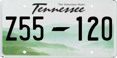 TN license plate Z5512O