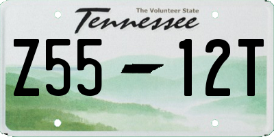 TN license plate Z5512T