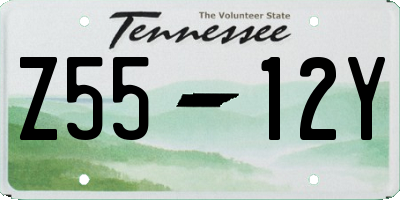TN license plate Z5512Y