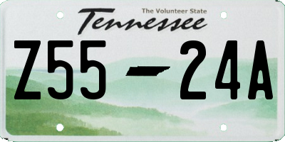 TN license plate Z5524A