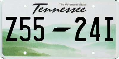 TN license plate Z5524I