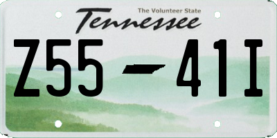 TN license plate Z5541I