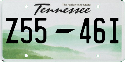 TN license plate Z5546I